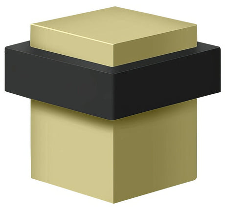 Deltana UFBS138U3-UNL unlacquered brass door stop