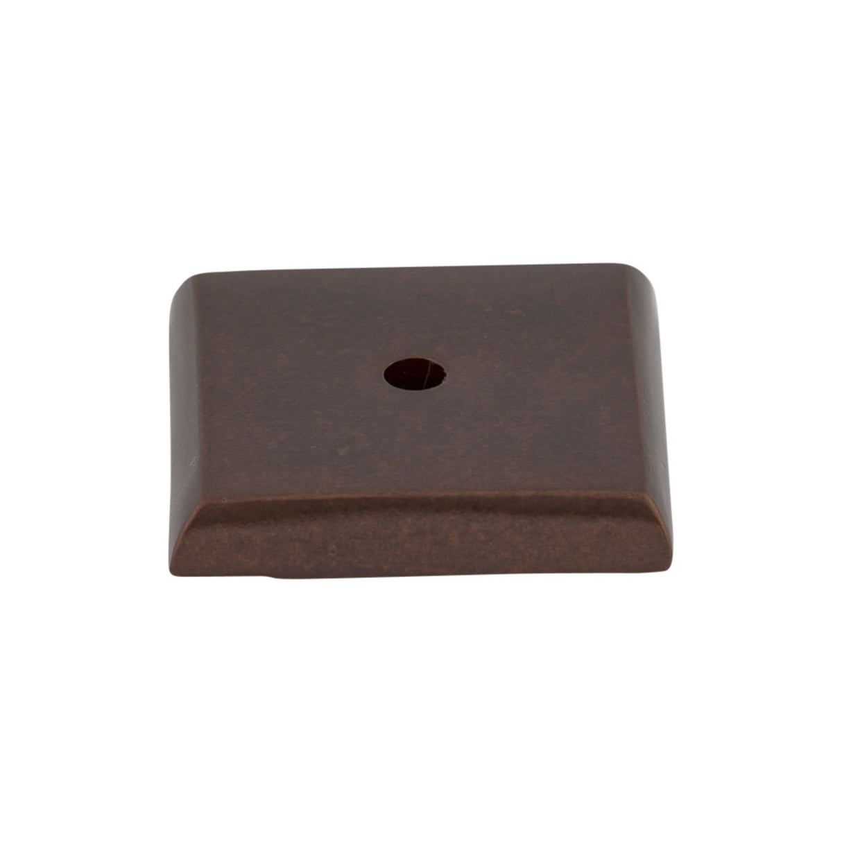 Top Knobs M1453 Aspen Square Knob Backplate Mahogany Bronze