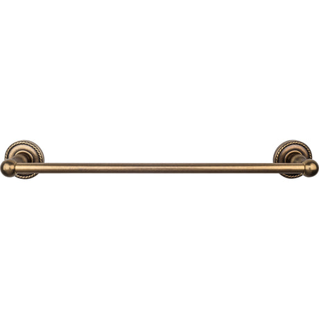 Top Knobs ED6GBZF TOP BATH (R) Edwardian Bath Single 20 1/2" Wall Mounted Towel Bar German Bronze