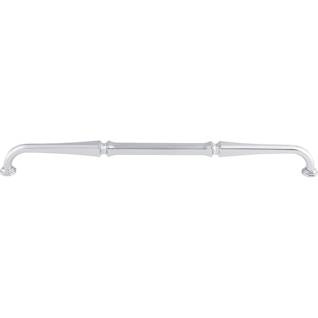Top Knobs TK345PC Chalet 12" Center to Center Bar Pull Polished Chrome