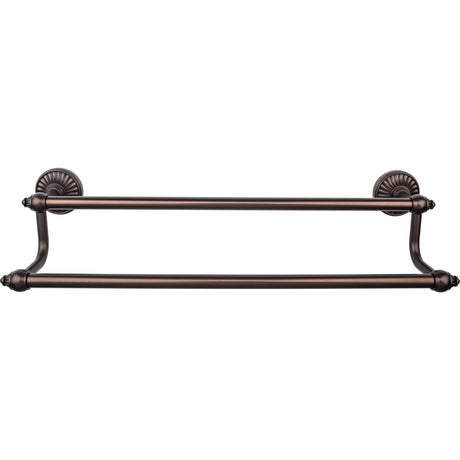 Top Knobs TUSC7ORB TOP BATH (R) Tuscany Bath Double 20 1/2" Wall Mounted Towel Bar Oil Rubbed Bronze