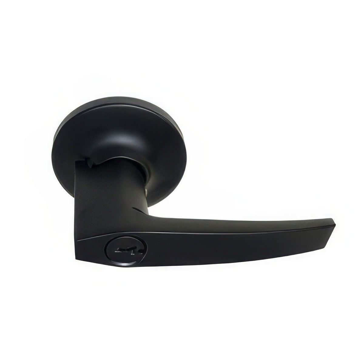Better Home Products UL25544BLK matte black keyed entry door lever