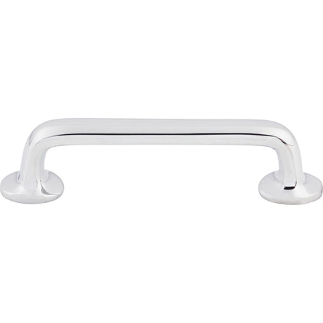 Top Knobs M1988 Aspen II Rounded 4" Center to Center Bar Pull Polished Chrome