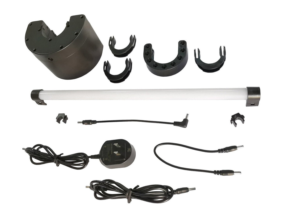 Craftmade UML-LED-FB-8L Craftmade 8 Light LED Umbrella Lighting Kit in Flat Black
