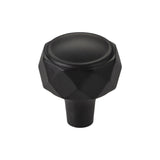 Top Knobs TK3080BLK Kingsmill 1 1/4" Diameter Geometric Knob Flat Black