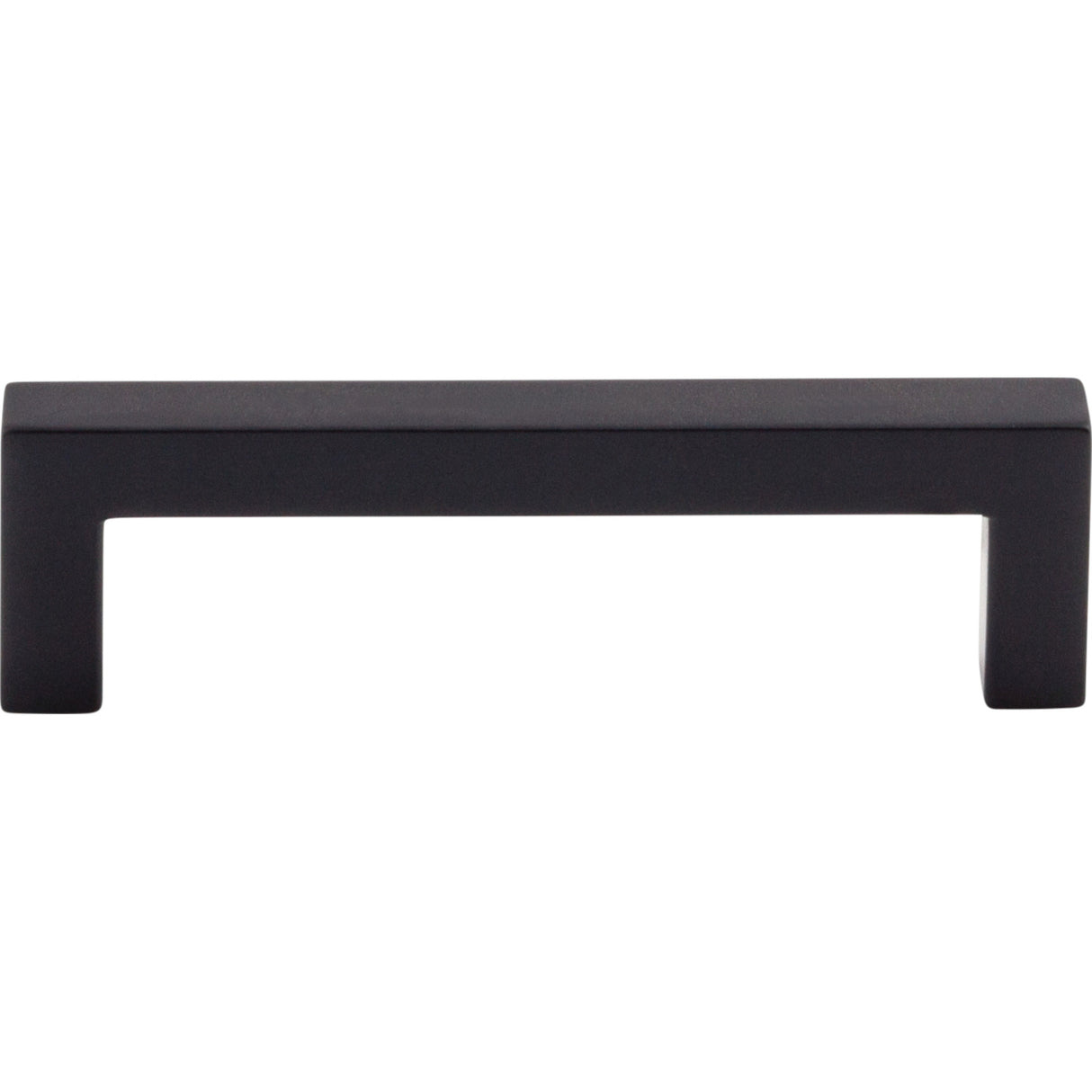 Top Knobs M1162 Square Bar 3 3/4" Center to Center Bar Pull Flat Black