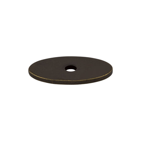 Top Knobs TK58GBZ Oval Knob Backplate German Bronze