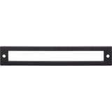 Top Knobs TK926BLK Hollin 6 5/16" Center to Center Pull Backplate Flat Black