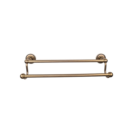 Top Knobs ED9GBZA TOP BATH (R) Edwardian Bath Double 26 1/2" Wall Mounted Towel Bar German Bronze