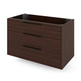 Jeffrey Alexander Gardner 37" Dark Walnut Single Sink Bathroom Vanity with White Resin Top - Single-Hole Faucet Top - VKGAR36DWRE product image 3