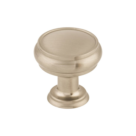 Top Knobs TK831BSN Eden 1 3/16" Diameter Round Knob Brushed Satin Nickel