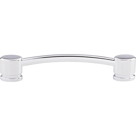 Top Knobs TK64PC Oval Thin 5" Center to Center Bar Pull Polished Chrome
