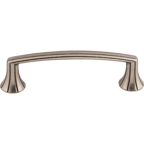 Top Knobs M956 Rue 3 3/4" Center to Center Bar Pull Pewter Antique