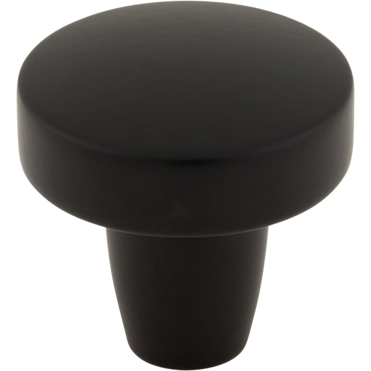 Top Knobs TK3130BLK Florham 1 1/4" Diameter Round Knob Flat Black