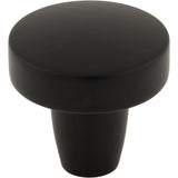 Top Knobs TK3130BLK Florham 1 1/4" Diameter Round Knob Flat Black