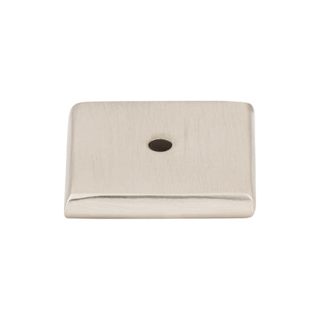 Top Knobs M2020 Aspen II Square Knob Backplate Brushed Satin Nickel