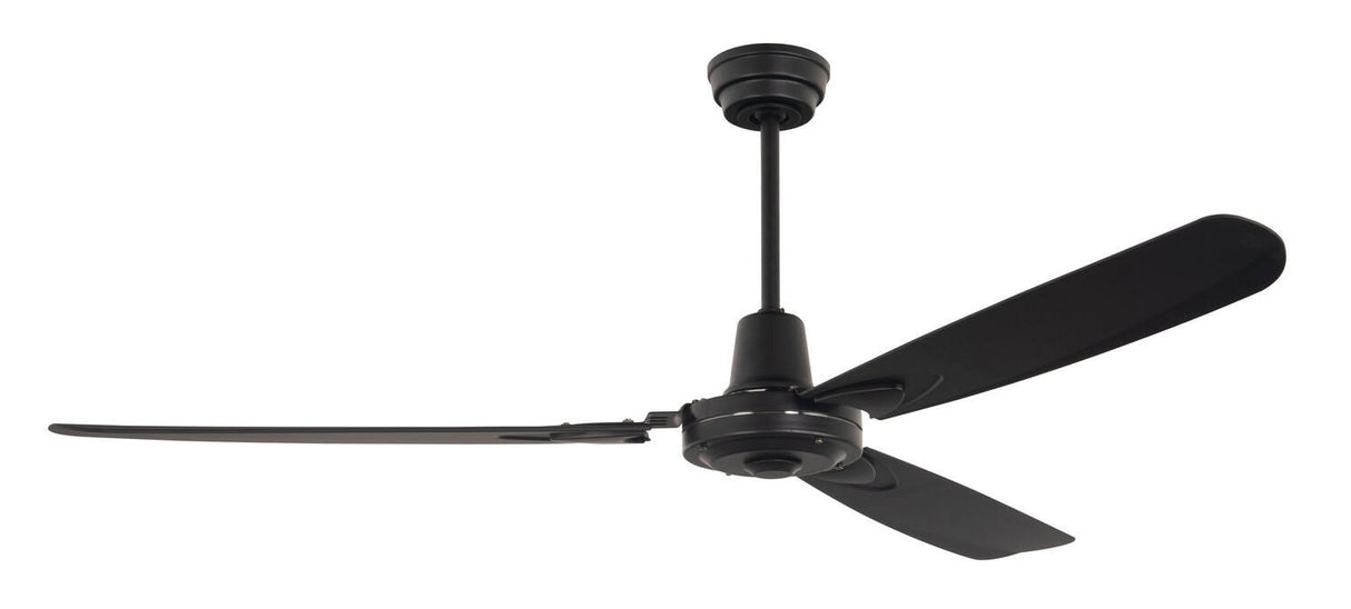Craftmade VE58FB3 flat black ceiling fan blades included