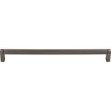 Top Knobs M2624 Amwell 12" Center to Center Appliance Pull Ash Gray