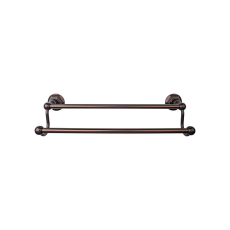 Top Knobs ED9ORBB TOP BATH (R) Edwardian Bath Double 26 1/2" Wall Mounted Towel Bar Oil Rubbed Bronze