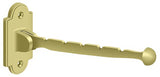Deltana VH65U3 polished brass valet hook