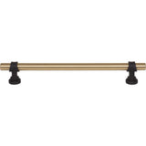 Top Knobs M2741 Bit 7 9/16" Center to Center Bar Pull Honey Bronze and Flat Black