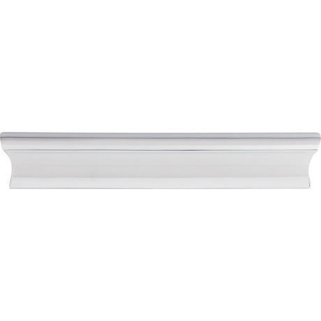 Top Knobs TK554PC Glacier 5" Center to Center Finger Pull Polished Chrome