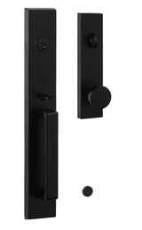 Sure-Loc VL507-ZT FBL flat black single cylinder handleset with trim