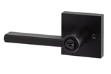 Sure-Loc VN107 FBL flat black keyed entry door lever