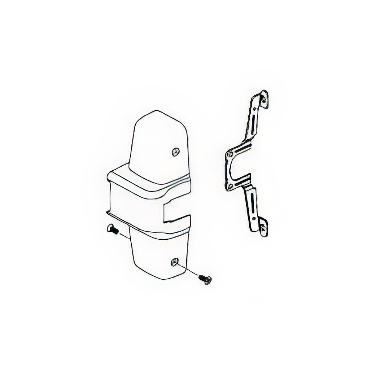 Von Duprin 0500714 050071 Center Case Cover Kit for 98 / 99 Series Rim Exit Device Satin Brass