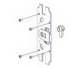 Von Duprin 05010626D satin chrome night latch backplate conversion kit