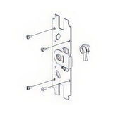 Von Duprin 0501063 050106 Night Latch Backplate Conversion Kit Polished Brass