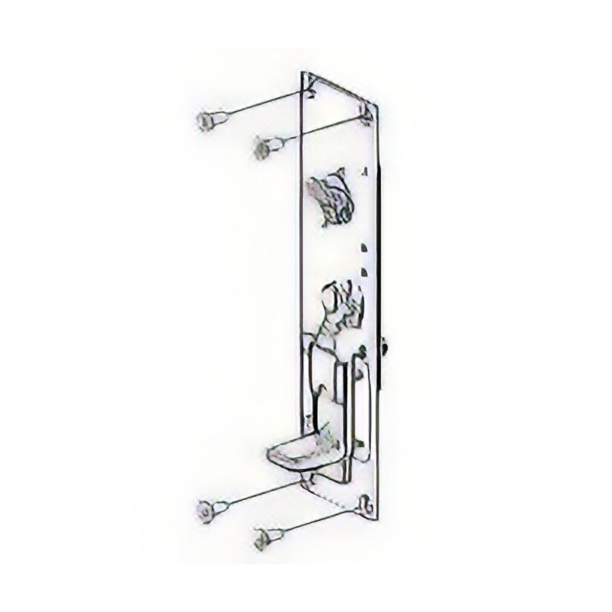 Von Duprin 050202 Backplate Conversion Kit for 8827TP / 8827NL Exit Device Trim