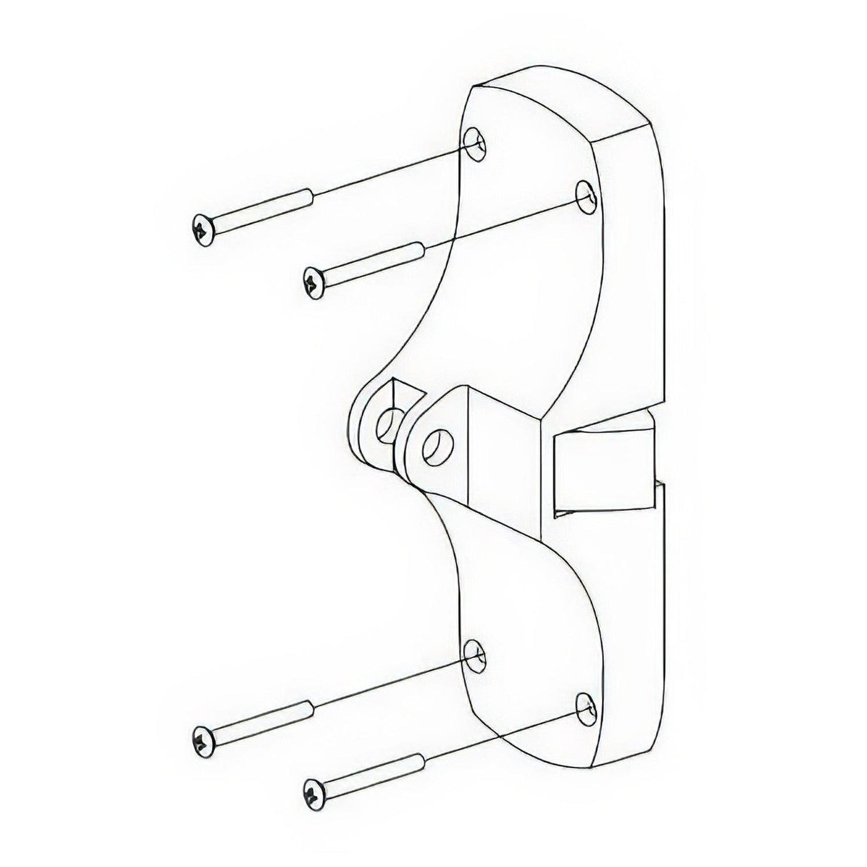 Von Duprin 05040926D Center Case Kit for 88 Series Exit Device Satin Chrome