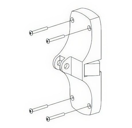 Von Duprin 05041026D satin chrome center case kit