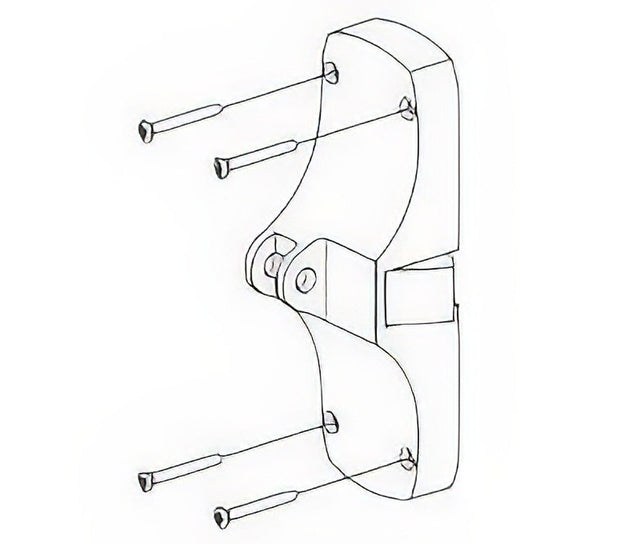 Von Duprin 0504164 satin brass center case kit