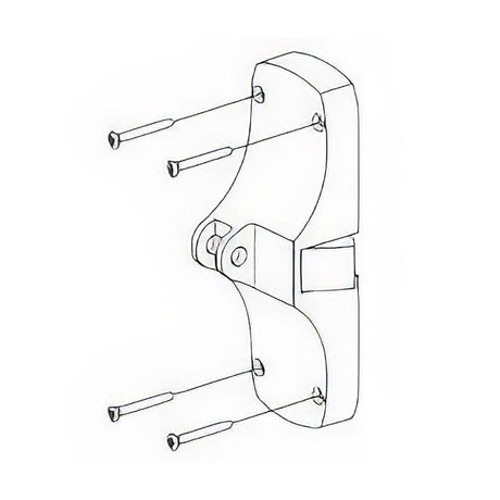 Von Duprin 05041626D 050416 Center Case Kit for 8827TP Thumb Piece Exit Device Satin Chrome