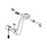 Von Duprin 05043826D 050438 Lever Arm Kit for 88 Series Right Handed Rim / Mortise / Vertical Rod Exit Device Satin Chrome