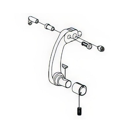 Von Duprin 05043910B 050439 Lever Arm Kit for 88 Series Left Handed Rim / Mortise / Vertical Rod Exit Device Oil Rubbed Bronze
