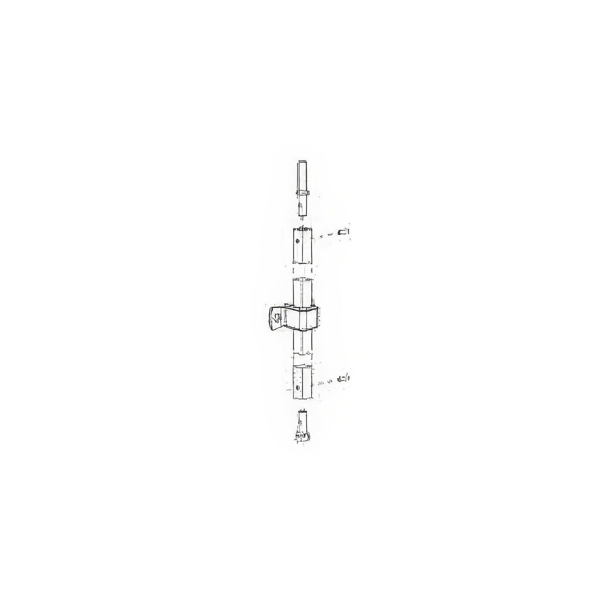 Von Duprin 050513313 050513 Top Rod Kit for 3527AEO or 9827EO Series Exit Device Anodized Duranodic
