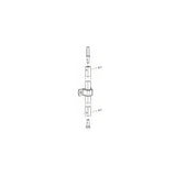 Von Duprin 050513313 050513 Top Rod Kit for 3527AEO or 9827EO Series Exit Device Anodized Duranodic