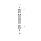 Von Duprin 05051426 050514 Bottom Rod Kit for 3327AEO / 9827EO / 9927EO Exit Device Polished Chrome