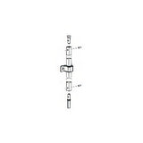 Von Duprin 05051532D 050515 Bottom Rod Kit for 3527AEO or 9827EO Series Exit Device Satin Stainless Steel