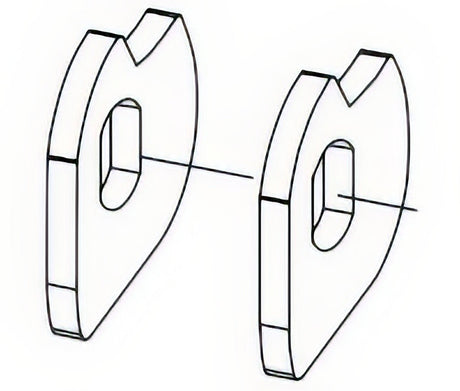Von Duprin 050602 lever shaft lock trim