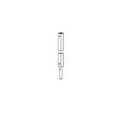 Von Duprin 05180226D 051802 36" Extension Rod Kit for 3327 / 9927 Series Exit Only Device Satin Chrome