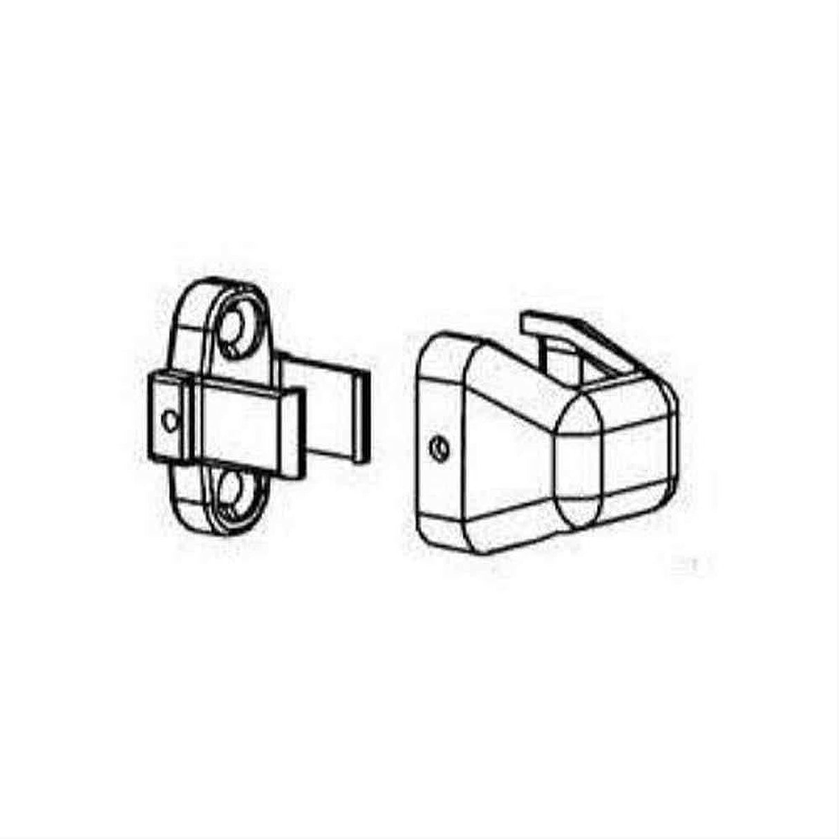 Von Duprin 10595226D 105952 Rod Guide Package for 3327 Series Exit Device Satin Chrome