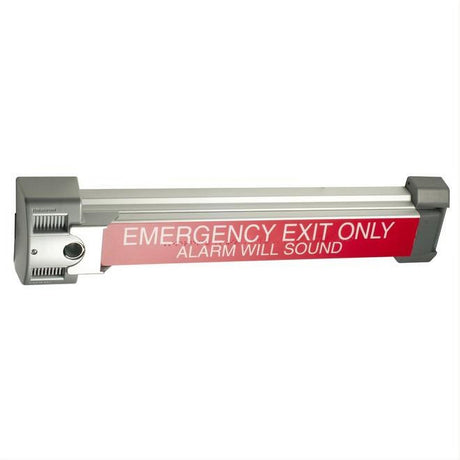Von Duprin 267028 2670 Guard-X Exit Alarm Lock with Strike, Screw Pack and Battery Satin Aluminum