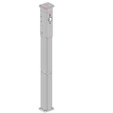 Von Duprin 4954287 4954 7 Feet 2 Inch Steel Mullion with 299 Strike Prep Lacquer Sprayed Aluminum
