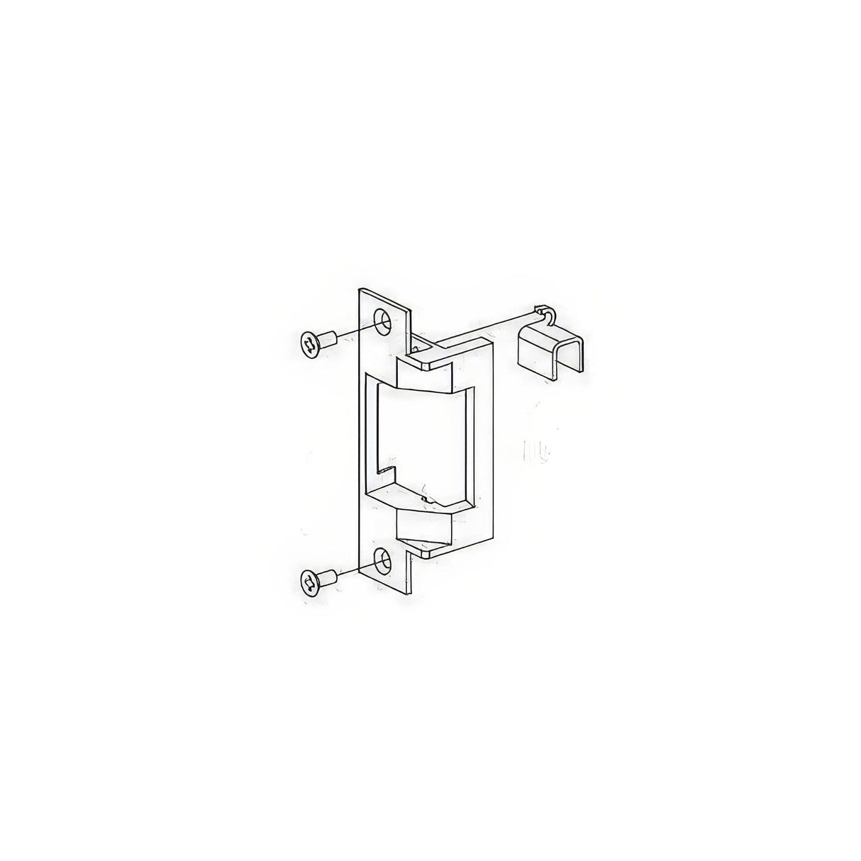 Von Duprin 6211WF10 6211WF 4.875" Electric Strike for Cylindrical and Mortise Lock Exit Device Satin Bronze