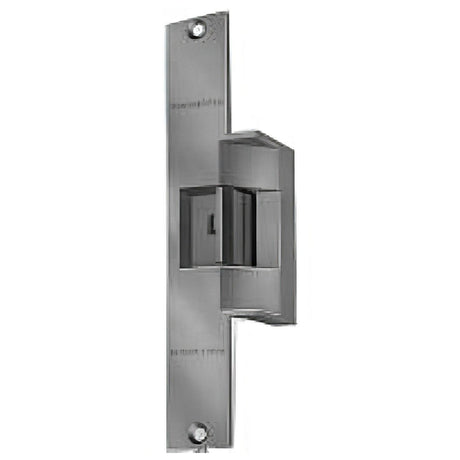 Von Duprin 622432D 6" Closed Back Electric Strike for Double Door Application Mortise and Cylindrical Exit Device Lock Satin Stainless Steel
