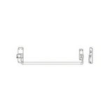 Von Duprin 88TP33 88TP Rim Exit Device with Thumbpiece Trim Polished Brass